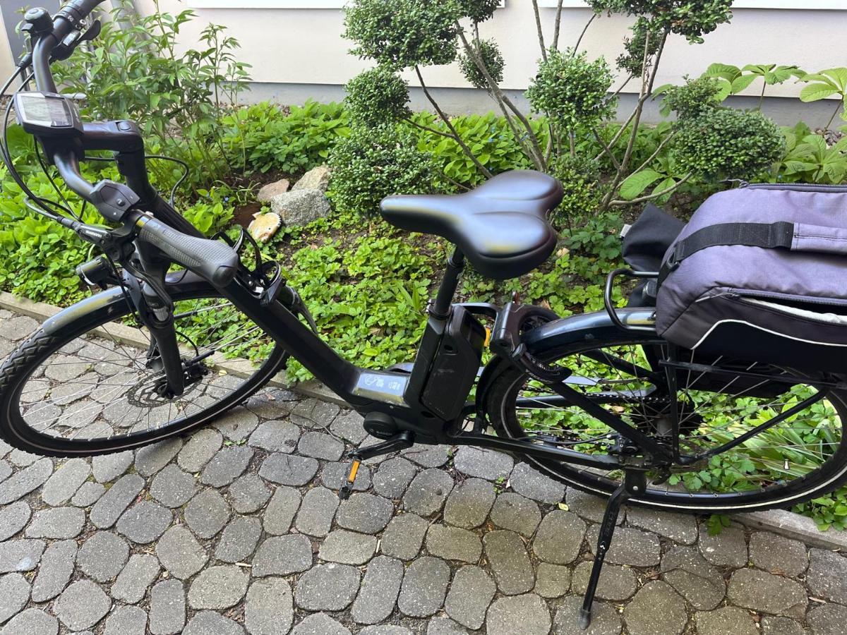 Fewo Mit 3 Sz, Direkte Innenstadtlage, Suedterrasse, Parkplatz Auf Dem Eigenem Privatgrundstueck, 2X E-Bike Und E-Autoladesaeule Inklusive, Konzertkirche, Schauspielhaus, Fh, Jahnsportforum Sowie Der Tollensesee Sind Fusslaeufig In Ein Paar Minuten E Neubrandenburg Luaran gambar